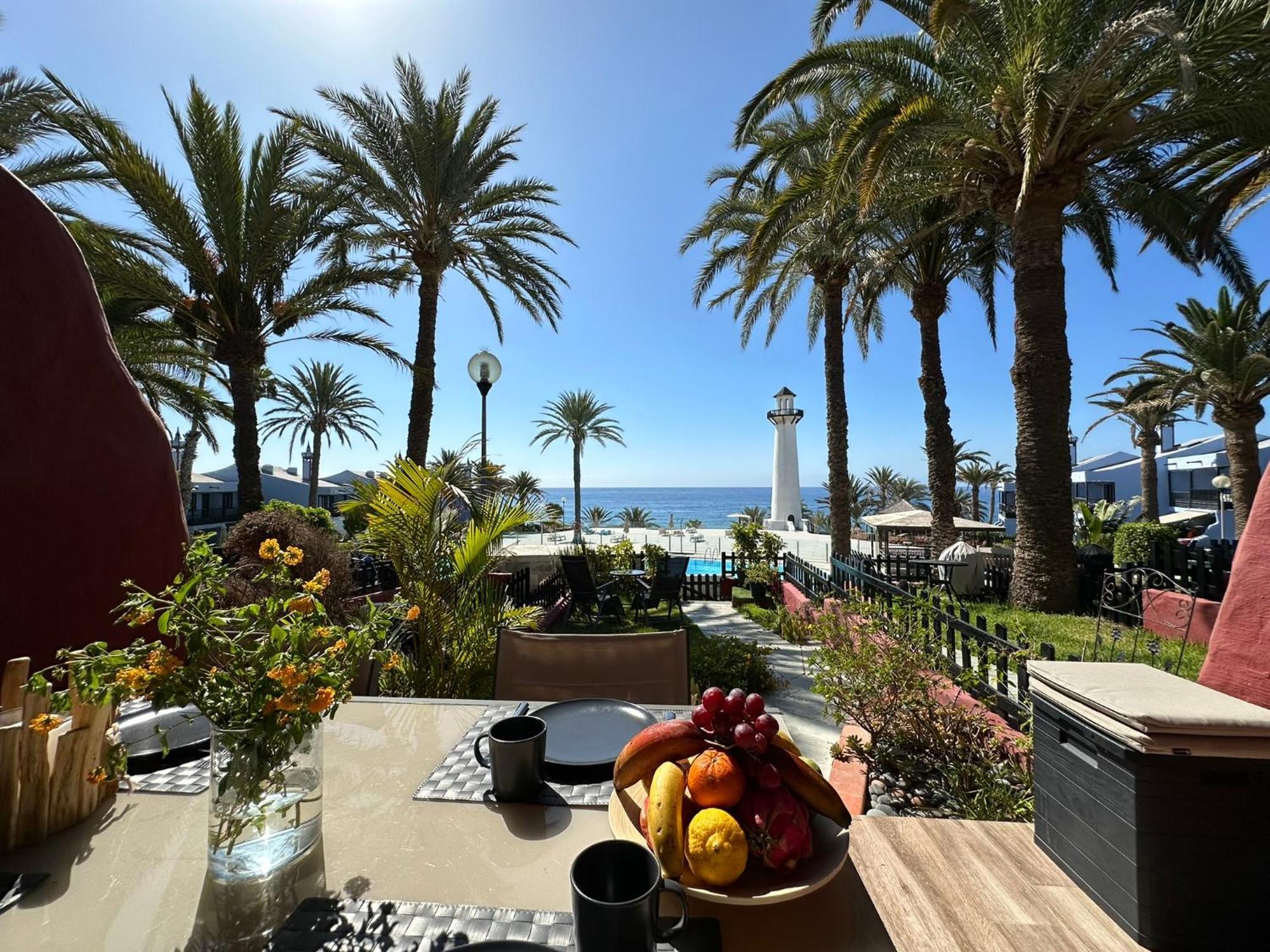 First Beachline Deluxe With Garden And Terrasse In Sun Club San Bartolomé Exterior photo